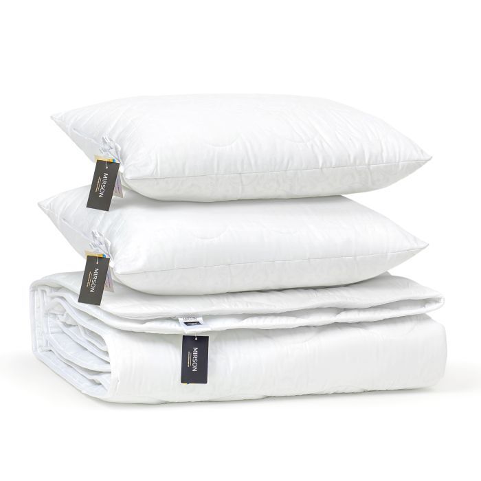 Ковдра MirSon Набір EcoSilk Всесезонний №1660 Eco Light White Ковдра + под (2200002655149) зображення 4