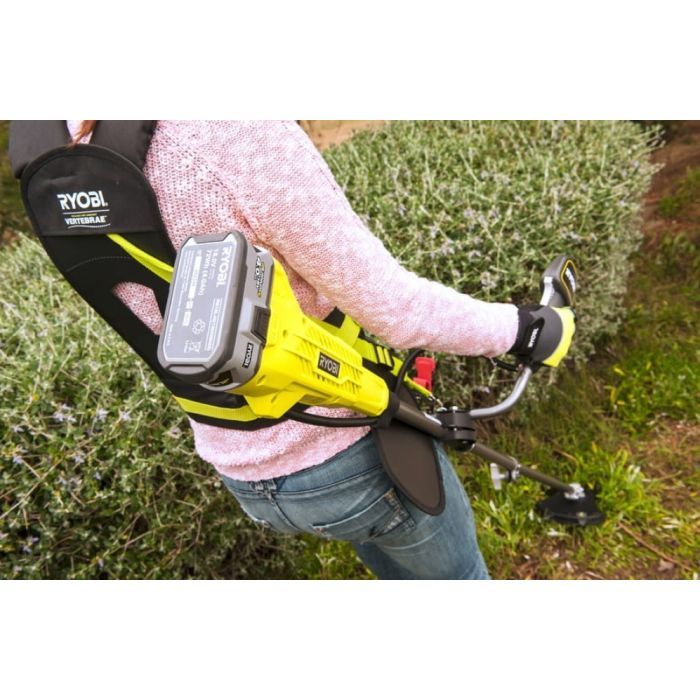 Триммер садовый Ryobi ONE+ RBC18X20B4F, аккумуляторный, 18В, АКБ 1х4Ач, диск/леска (5133003713) изображение 5
