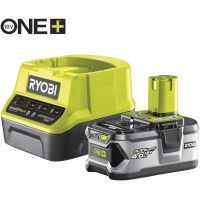 Тример садовий Ryobi ONE+ RBC18X20B4F, акумуляторний, 18В, АКБ 1х4Ач, диск/ліска. (5133003713) зображення 7
