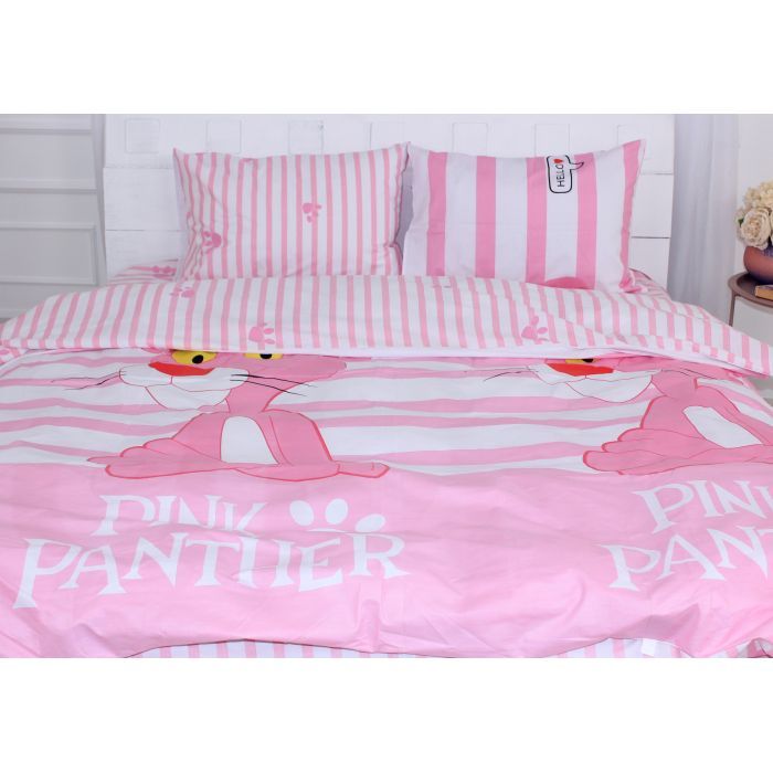 Постільна білизна MirSon Бязь Premium 17-0110 Pink Pantere 2х160х220 (2200001704794) зображення 2