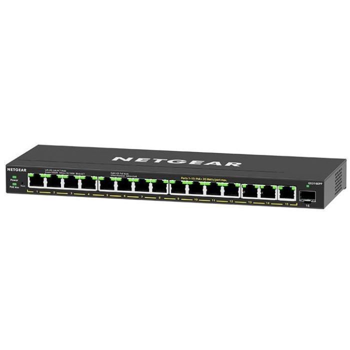 Коммутатор сетевой Netgear GS316EPP-100PES изображение 2