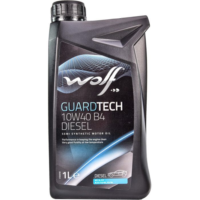 Моторное масло Wolf GUARDTECH 10W40 B4 DIESEL 1л (8303517)