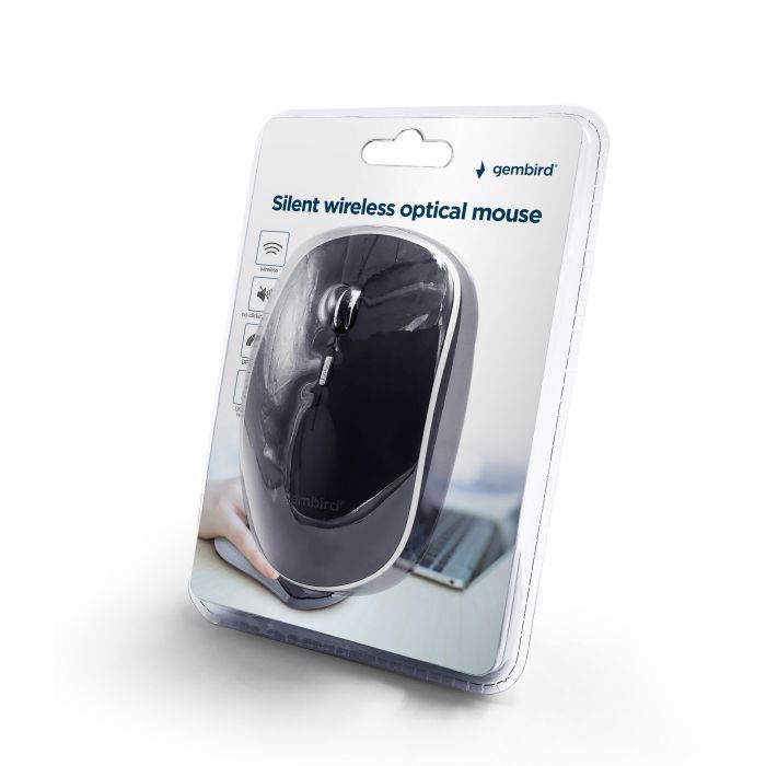 Мышка Gembird MUSW-4BS-01 Wireless Black (MUSW-4BS-01) изображение 3