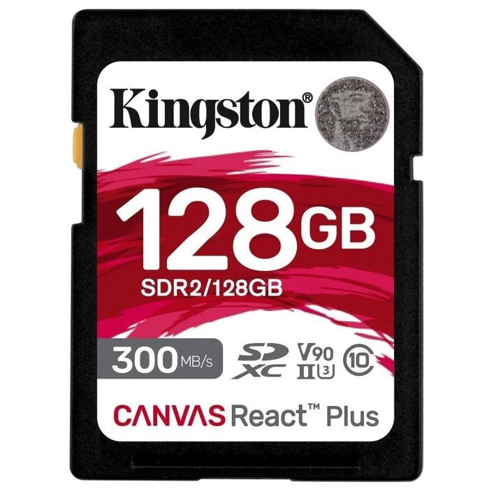 Карта памяти Kingston 64GB class 10 UHS-II U3 Canvas React Plus (SDR2/64GB)