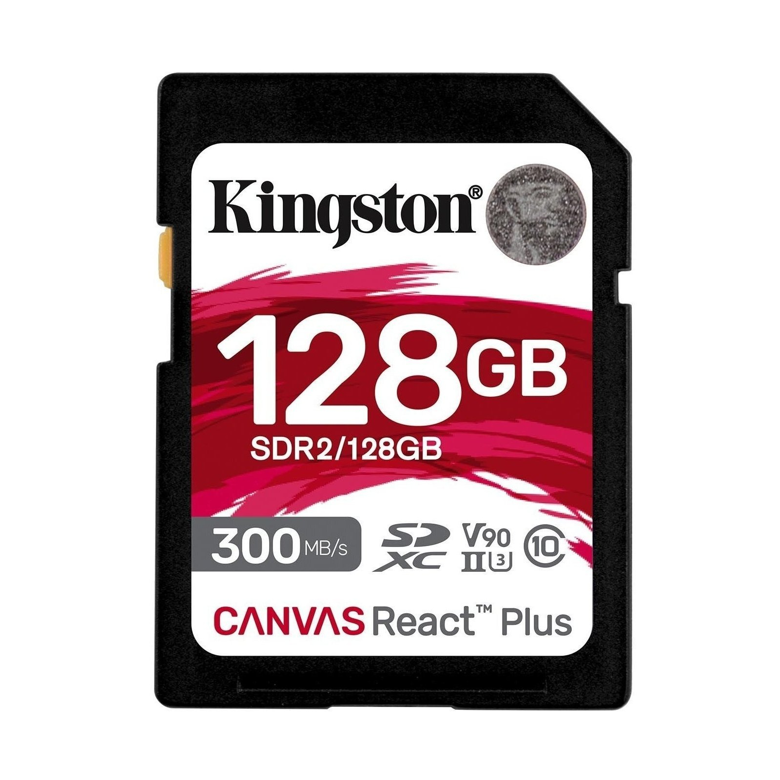 Карта памяти Kingston 128GB SDXC class 10 UHS-II U3 Canvas React Plus (SDR2/128GB)
