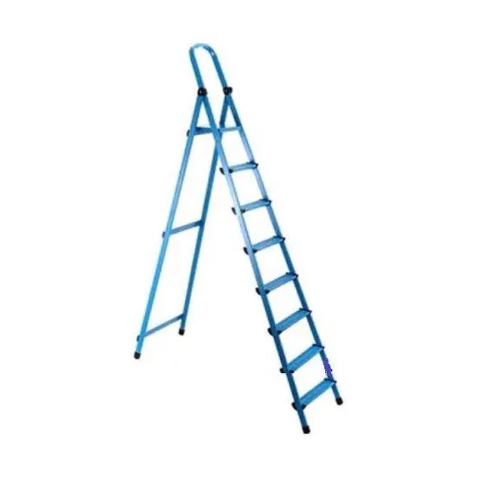 Драбина Work's стрем'янка металева - 408 (8 сх., синя) (63275)