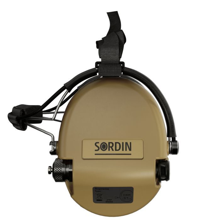 Наушники для стрельбы Sordin Supreme Mil AUX Neckband Sand (76308-05-S) изображение 5