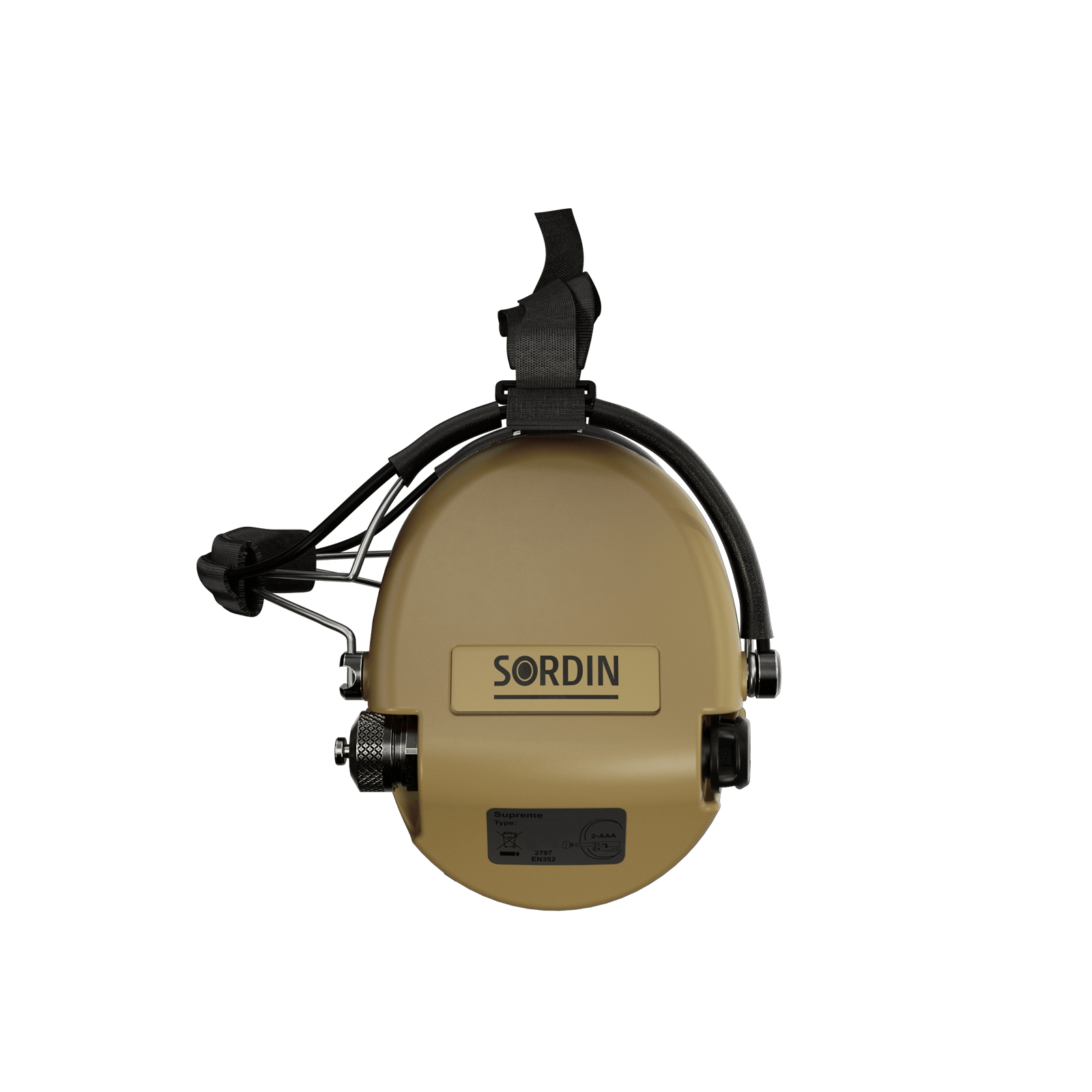 Навушники для стрільби Sordin Supreme Mil AUX Neckband Sand (76308-05-S) зображення 5