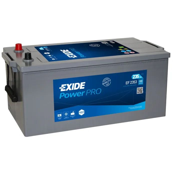 Аккумулятор автомобильный EXIDE Power PRO 235Ah бокова(+/-) (1300EN) (EF2353)