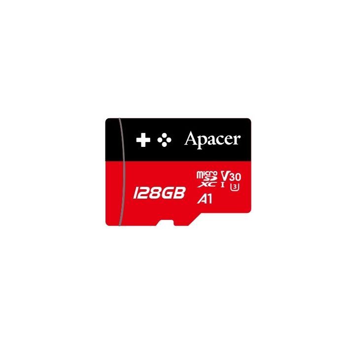 Карта пам'яті Apacer 128GB microSD class 10 UHS-I U3 (AP128GMCSX10U7-RAGC)
