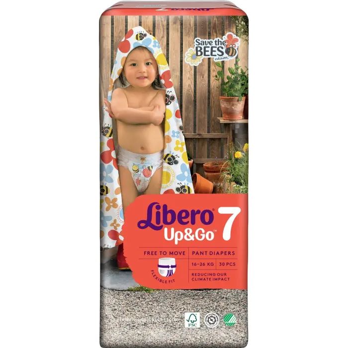 Подгузники Libero Up&Go Размер 7 (16-26 кг) 30 шт (7322541743240) изображение 2