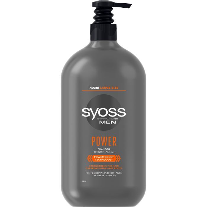 Шампунь Syoss Men Power с Кофеином для нормальных волос 440 мл (9000101277395)