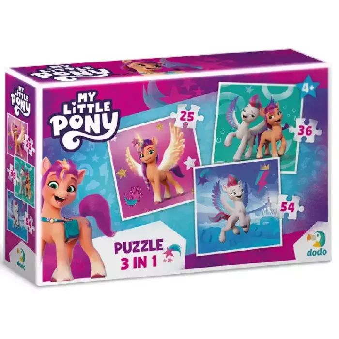 Пазл DoDo 3 в 1 My Little Pony (200384)