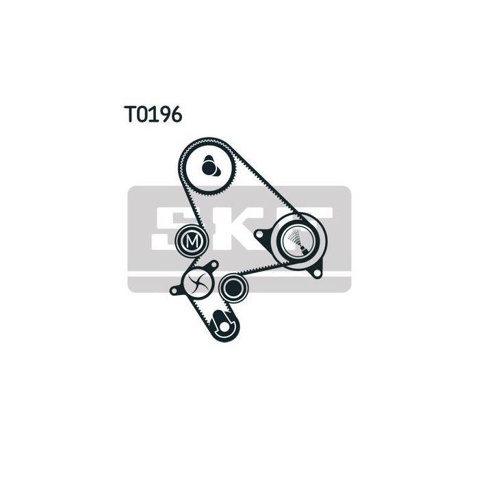Комплект ремня ГРМ с помпой SKF VKMC 03248 изображение 2