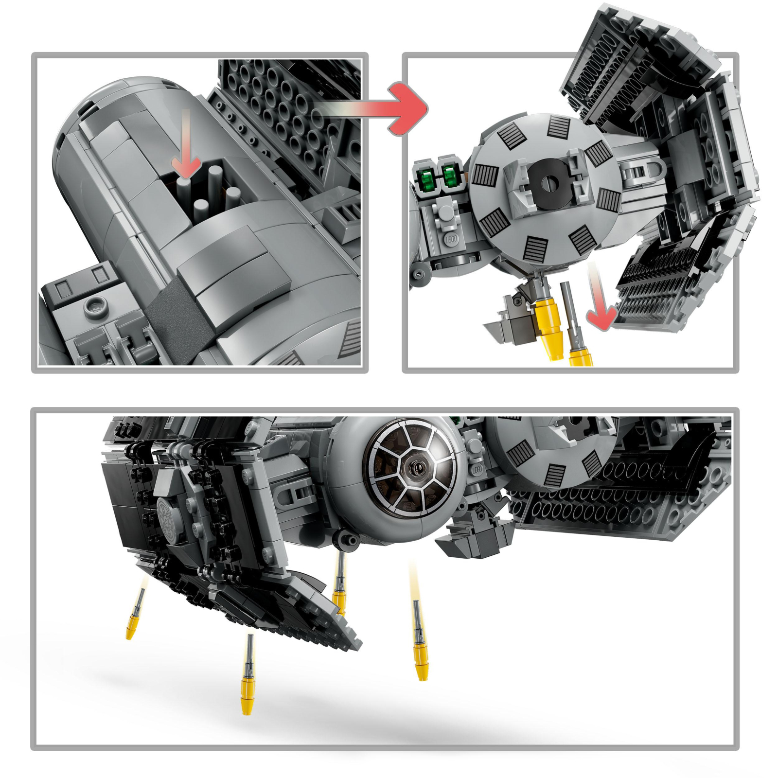 Конструктор LEGO Star Wars Бомбардувальник TIE 625 деталей (75347) зображення 11
