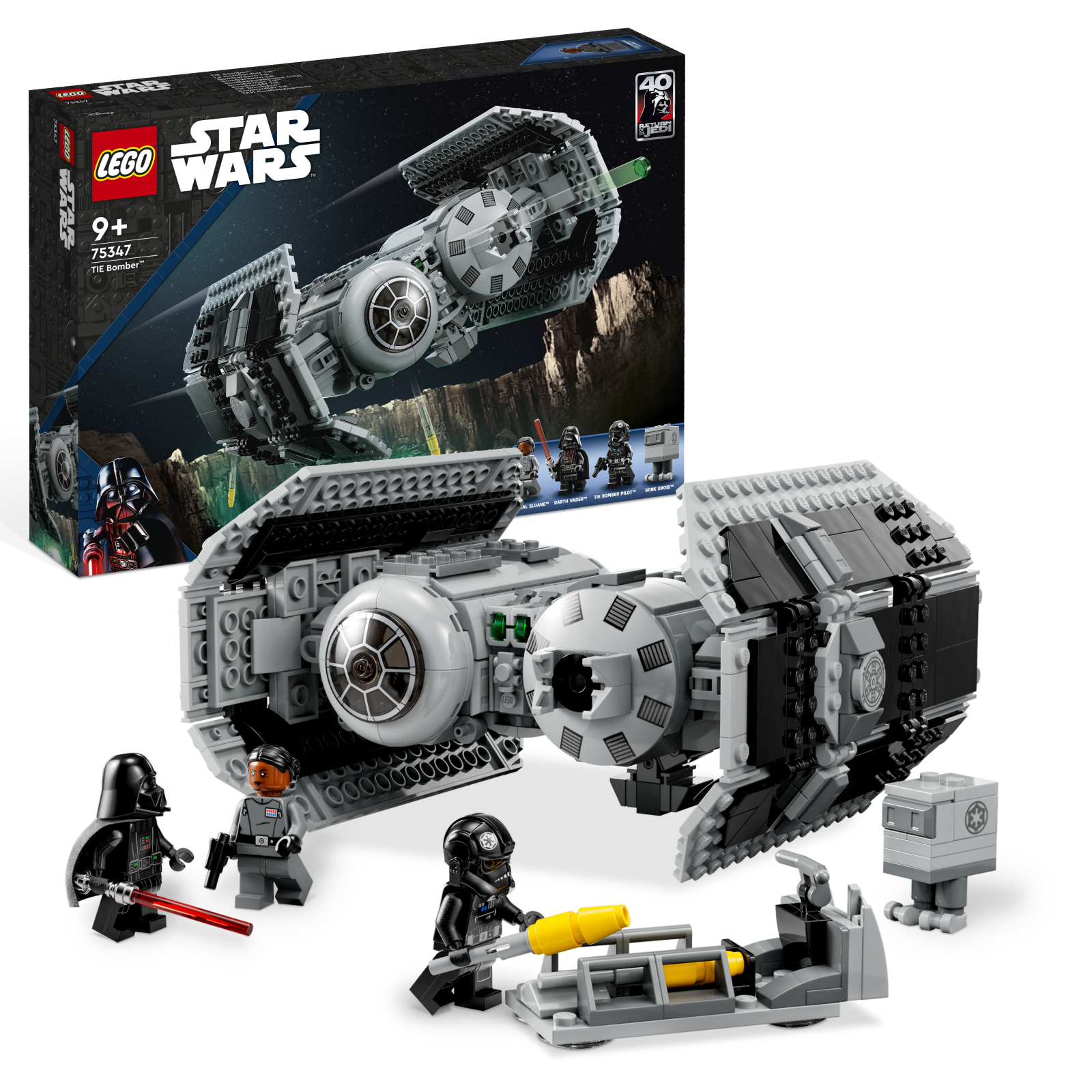 Конструктор LEGO Star Wars Бомбардировщик TIE 625 деталей (75347) изображение 2
