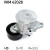 Натягувач ременя з роликом SKF VKM 62028 зображення 2