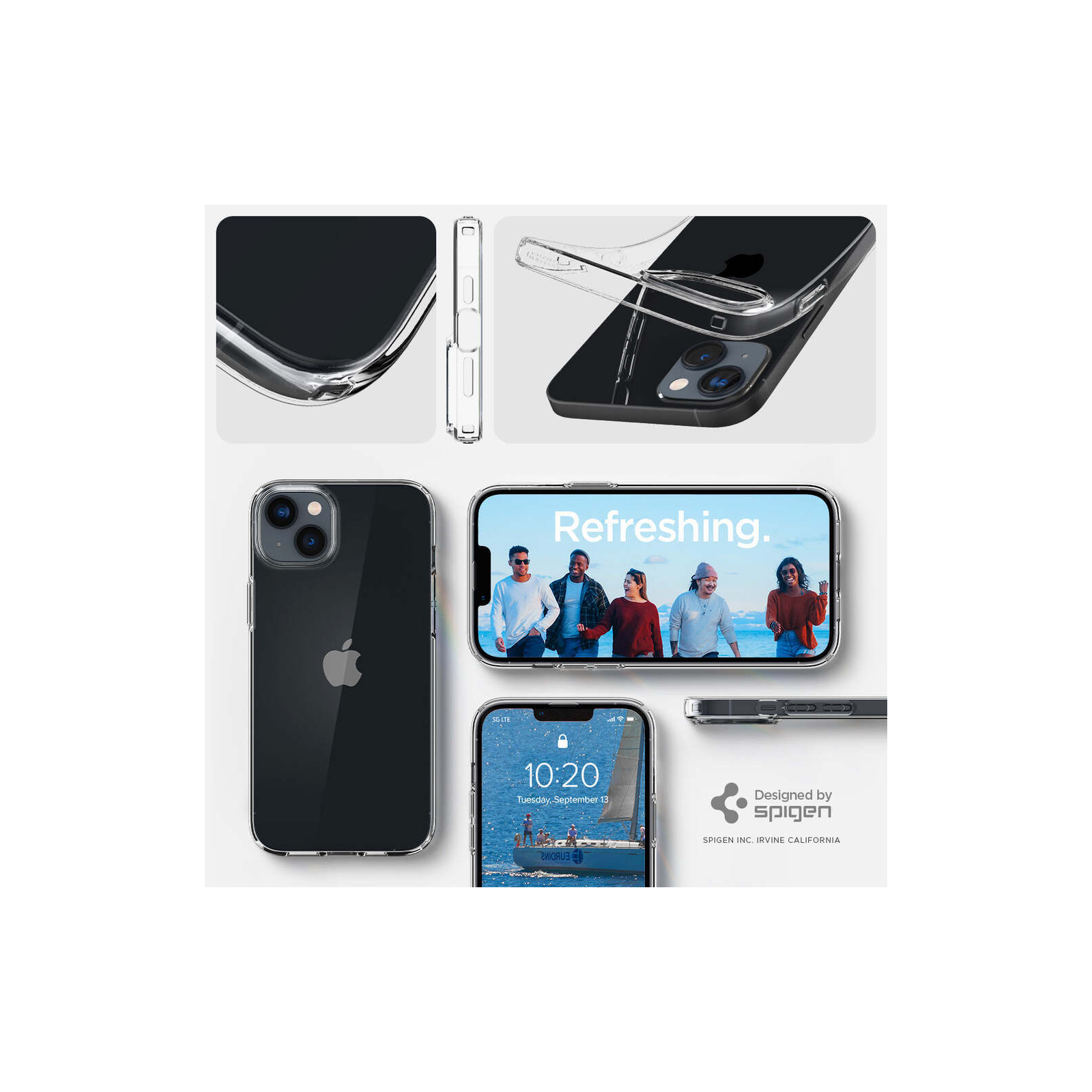 Чохол до мобільного телефона Spigen Apple iPhone 14 Crystal Flex, Space Crystal (ACS04678) зображення 2