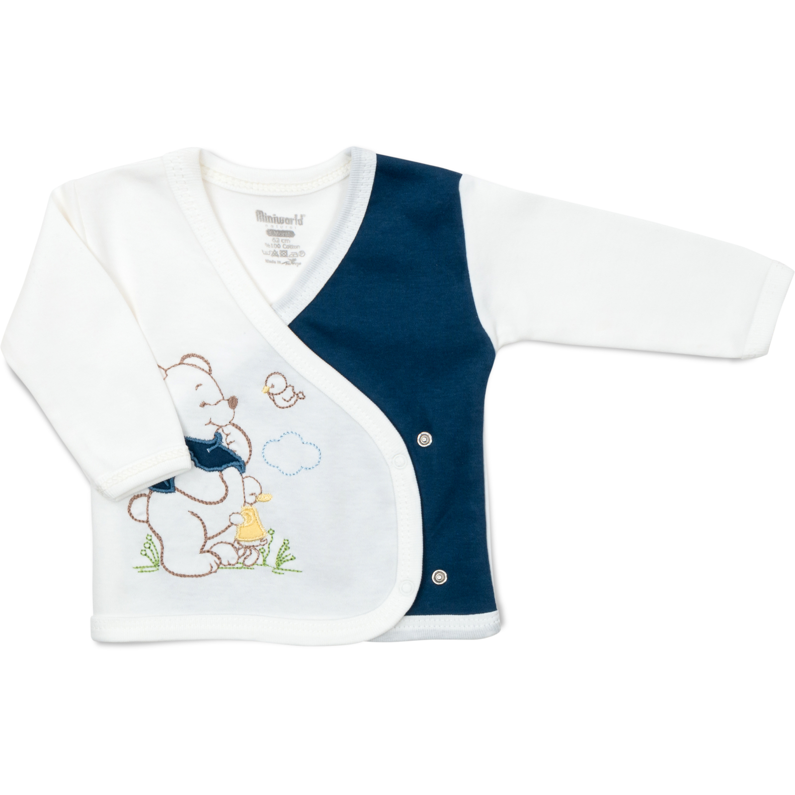 Набір дитячого одягу Miniworld з ведмедиком (14499-62B-cream) зображення 2