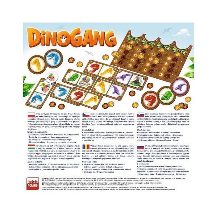 Настольная игра Trefl ДиноБанда (Dinogang) (02080) изображение 5