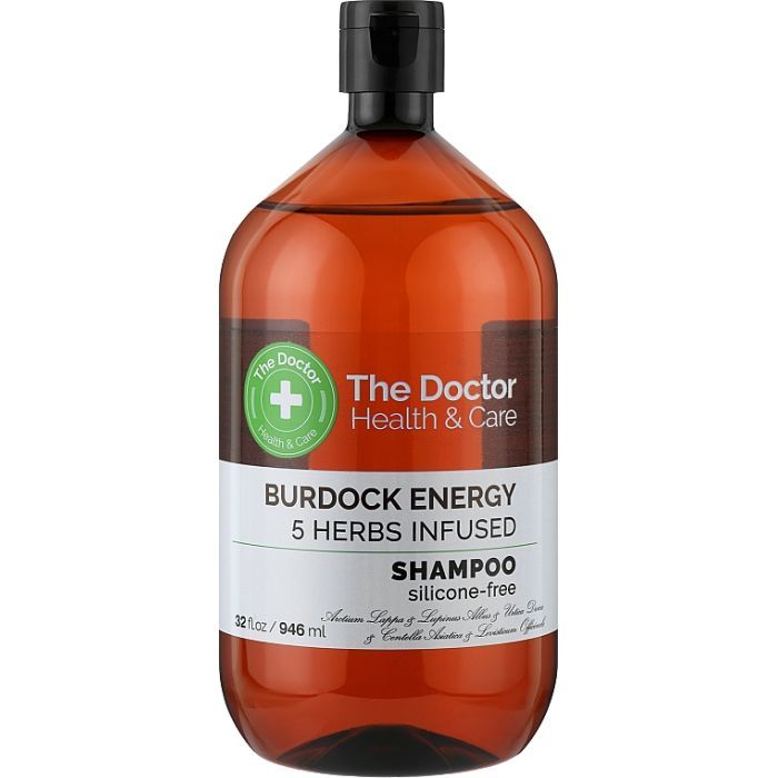 Шампунь The Doctor Health & Care Burdock Energy 5 Herbs Infused Реп'яхова сила 355 мл (8588006041743)