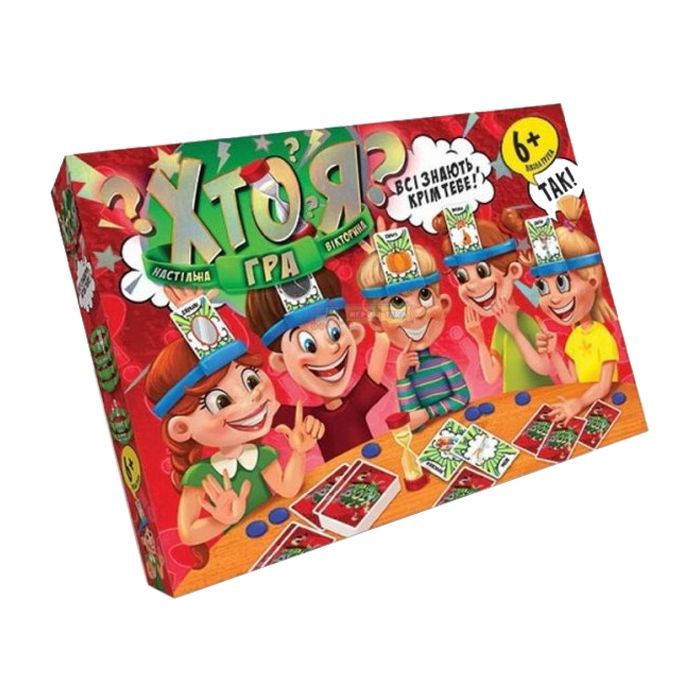 Настольная игра Danko Toys Кто я? (большая), украинский (HIM-01-02)