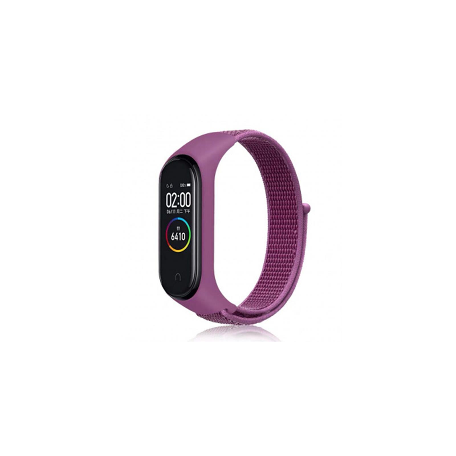 Ремінець до фітнес браслета BeCover Nylon Style для Xiaomi Mi Smart Band 5/6 Purple (705429)