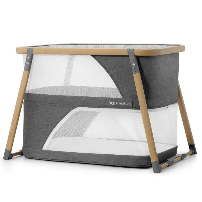 Кроватка Kinderkraft манеж 4 в 1 Sofi Plus Grey (5902533920051) изображение 4