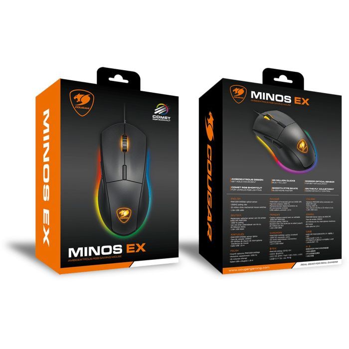 Мышка Cougar Minos EX USB Black (Minos EX Black) изображение 8
