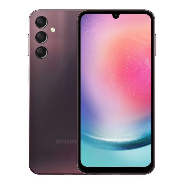 Мобильный телефон Samsung Galaxy A24 6/128Gb Dark Red (SM-A245FDRVSEK)