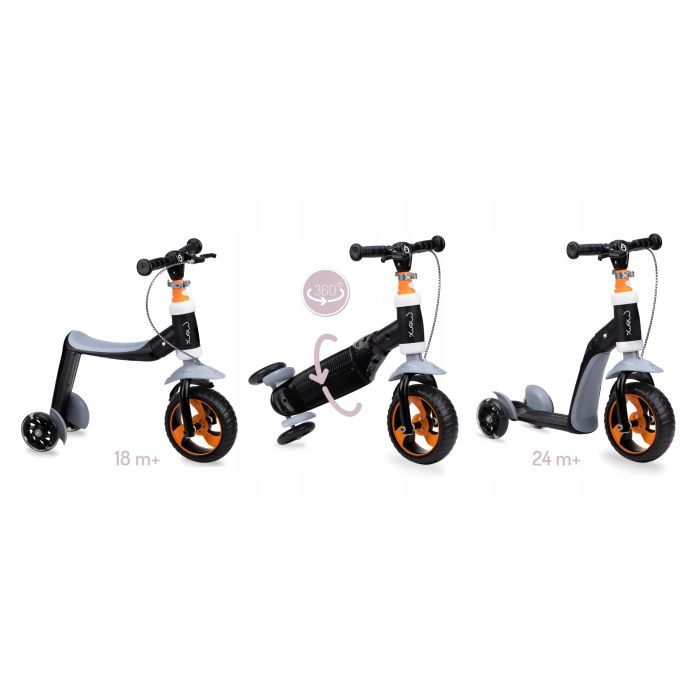Самокат MoMi Elios 2 в 1 беговел orange (ROBI00033) изображение 2
