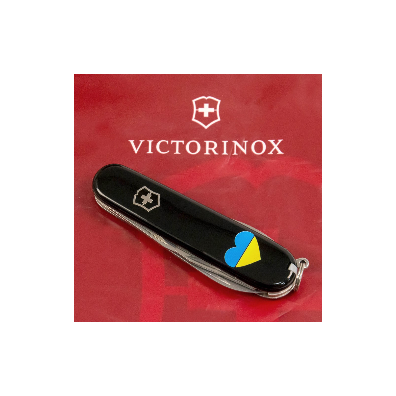 Ніж Victorinox Spartan Ukraine Black "Тризуб ЗСУ" (1.3603.3_T0390u) зображення 3