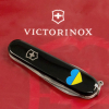 Нож Victorinox Spartan Ukraine Black "Серце Жовто-Блакитне" (1.3603.3_T1090u) изображение 3
