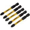 Набор бит DeWALT IMPACT TORSION, ударные, Pozidriv, Pz2, L=57 мм, 5 шт (DT7391T) изображение 3