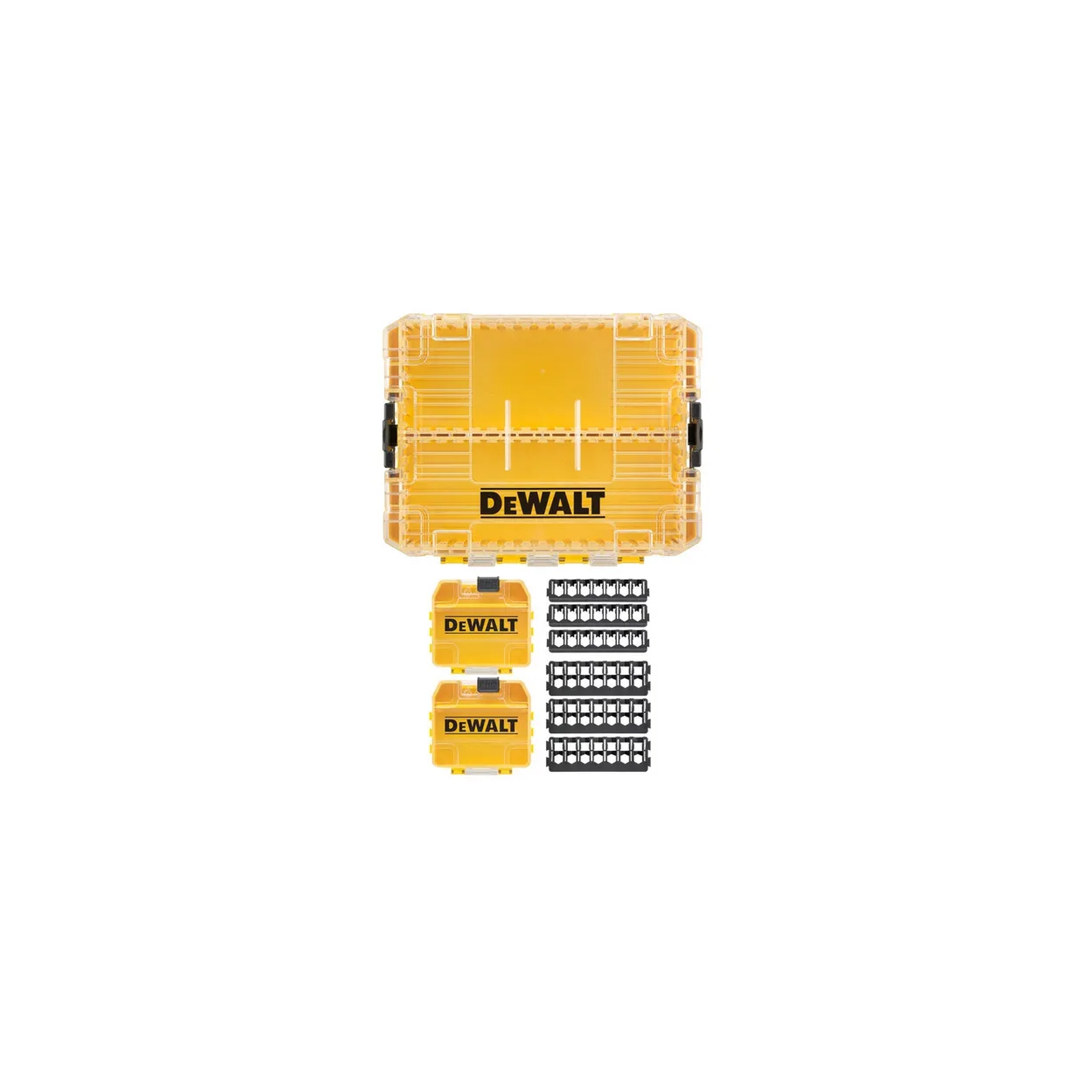 Ящик для інструментів DeWALT для біт системи TSTAK Tough Case М із футляром-2 шт, касетами для біт 6 шт. (DT70803) зображення 3