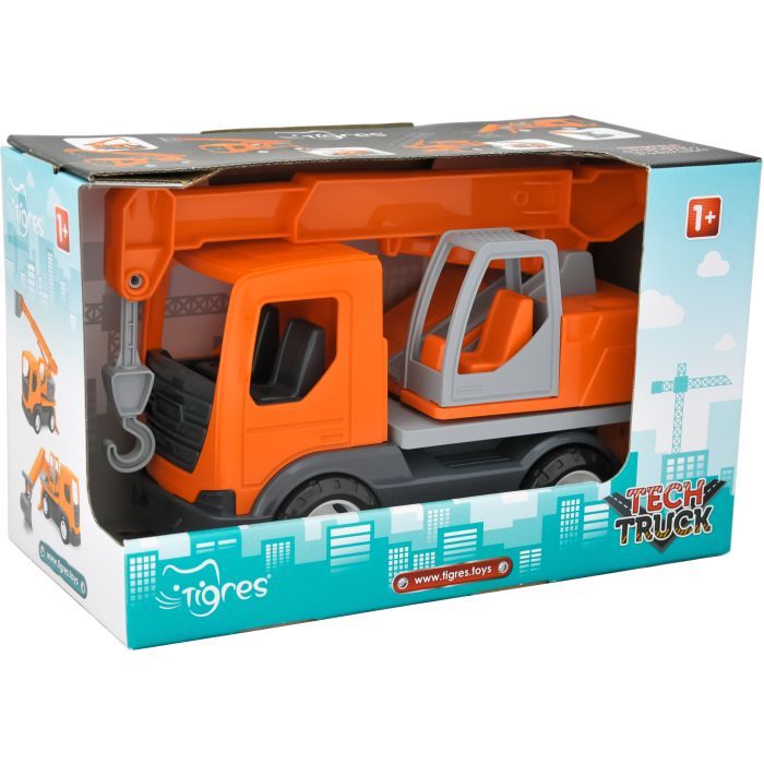 Спецтехніка Tigres Авто "TechTruck" кран в коробці (39890) зображення 2