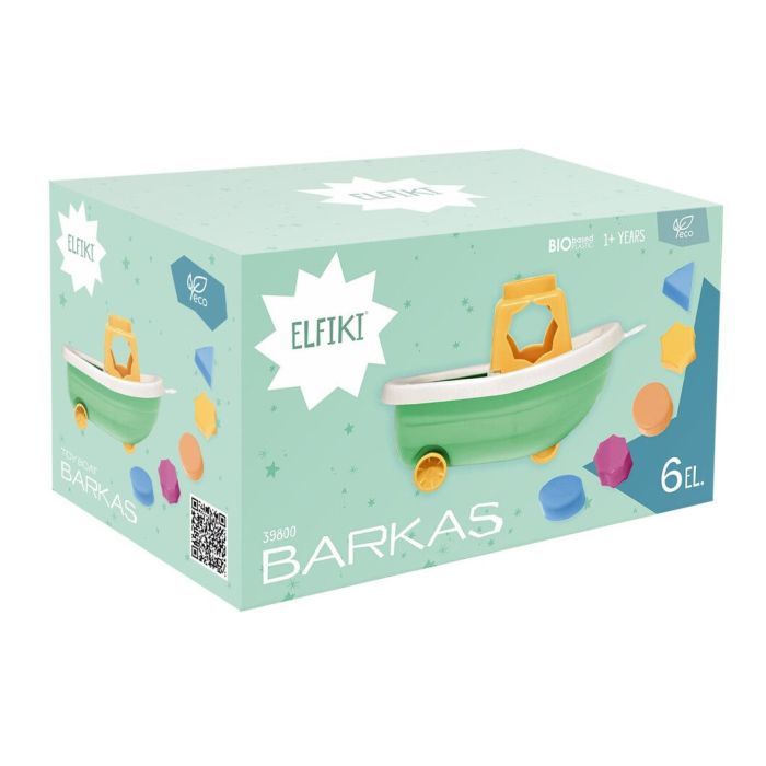 Развивающая игрушка Tigres кораблик Barkas 6 элементов, ELFIKI (39800)