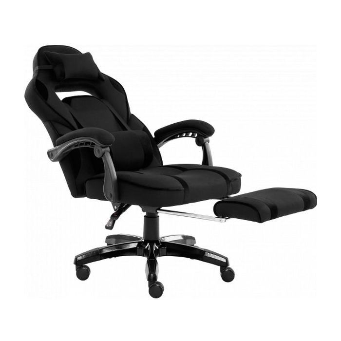 Крісло ігрове GT Racer X-2749-1 Black (X-2749-1 Fabric Black Suede) зображення 6