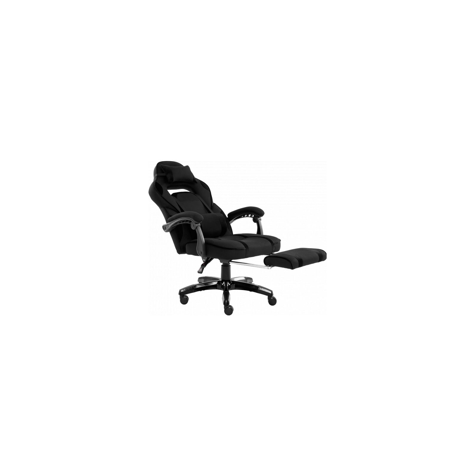 Крісло ігрове GT Racer X-2749-1 Black (X-2749-1 Fabric Black Suede) зображення 6