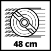 Газонокосарка Einhell GE-CM 36/48 Li M - Solo, 36В, PXC, 48 см, мульчування (без АКБ і ЗП) (3413054) зображення 11