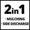 Газонокосарка Einhell GE-CM 36/48 Li M - Solo, 36В, PXC, 48 см, мульчування (без АКБ і ЗП) (3413054) зображення 12