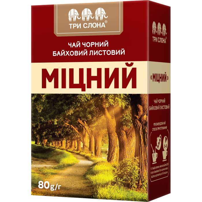 Чай Три Слона "Крепкий" 80 г (ts.12333)