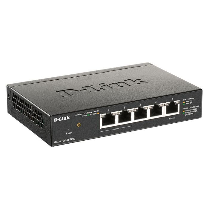 Коммутатор сетевой D-Link DGS-1100-05PDV2 изображение 2