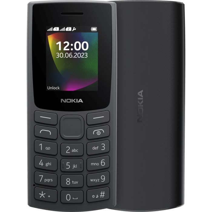 Мобильный телефон Nokia 106 DS 2023 Charcoal (1GF019BPA2C01)