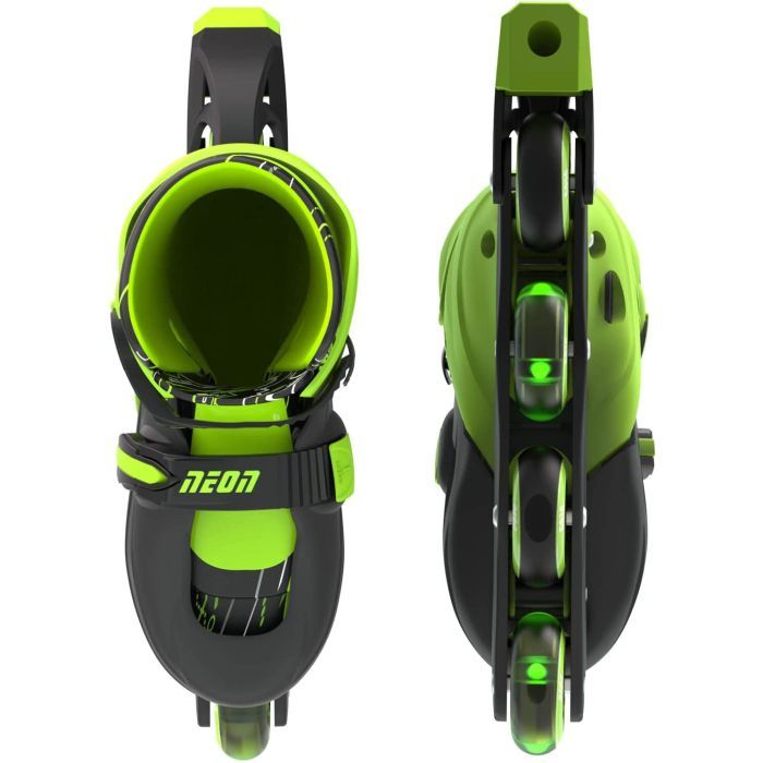 Роликові ковзани Neon Inline Green розмір 30-33 (NT07G4) зображення 2