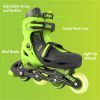 Роликові ковзани Neon Inline Green розмір 34-37 (NT08G4) зображення 7