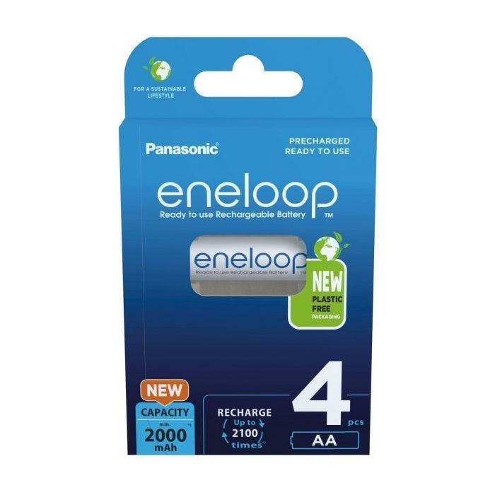 Аккумулятор Panasonic Eneloop AA 2000mAh NI-MH * 4 (BK-3MCDE/4BE)