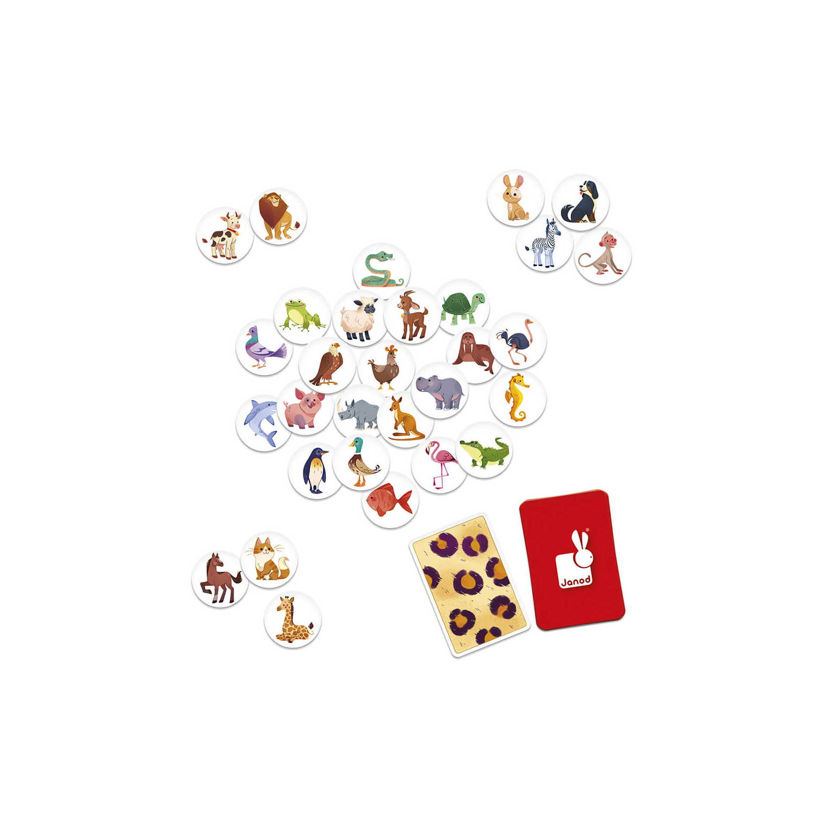 Настільна гра Janod Характеристики тварин (J02621) зображення 5