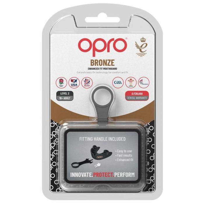 Капа Opro Bronze дитяча Black (Bronze_JR_Black) изображение 9