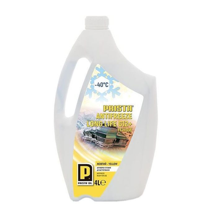 Антифриз PRISTA Long Life G12+ Yellow 4л (74626)